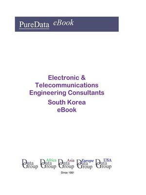cover image of Electronic & Telecommunications Engineering Consultants in South Korea